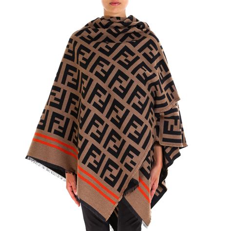 fendi cape poncho.